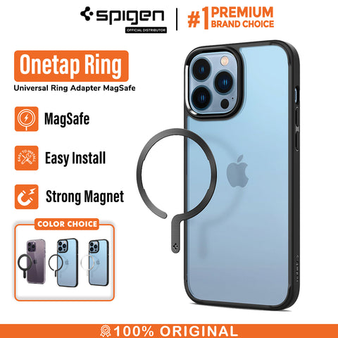 MagSafe Ring iPhone Spigen OneTap Ring Adapter Stiker Cincin Magnet