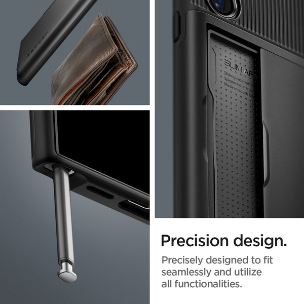 Case Samsung Galaxy S24 Ultra Plus Spigen Slim Armor CS Card Casing