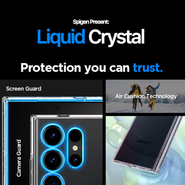 Case Samsung Galaxy S24 Ultra Plus Spigen Liquid Crystal Clear Casing