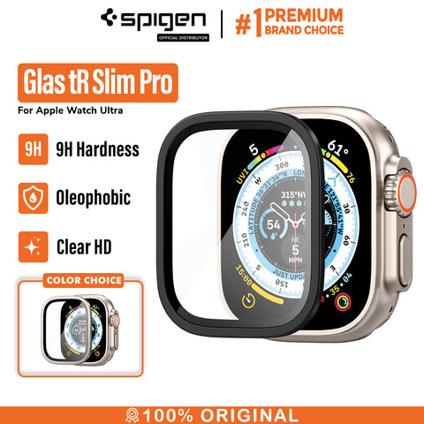 Tempered Glass Apple Watch Ultra 49mm Spigen Glas.tR Slim Pro Cover