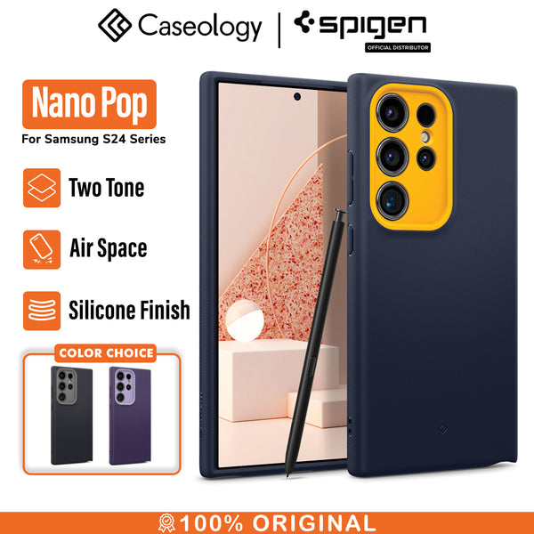 Case Samsung Galaxy S24 Ultra Plus Caseology Nano Pop Silicone Matte