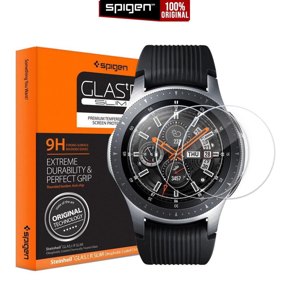 Tempered Glass Galaxy Watch 46mm / Gear S3 Spigen Glas.tR Screen Protector Guard (3 Pack)