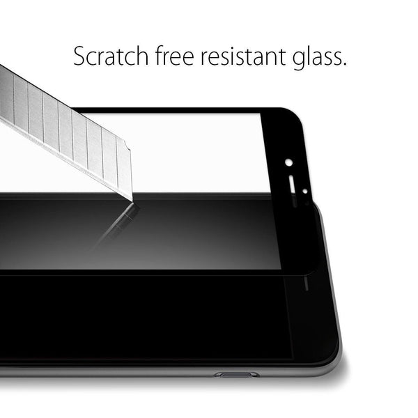 Tempered Glass iPhone SE 3 2022/2020 8/7 Spigen Glas tR Full Cover Screen