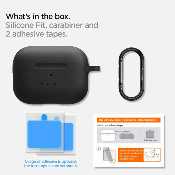 Case Apple Airpods Pro Spigen Silicone Fit Cover Softcase Premium Casing