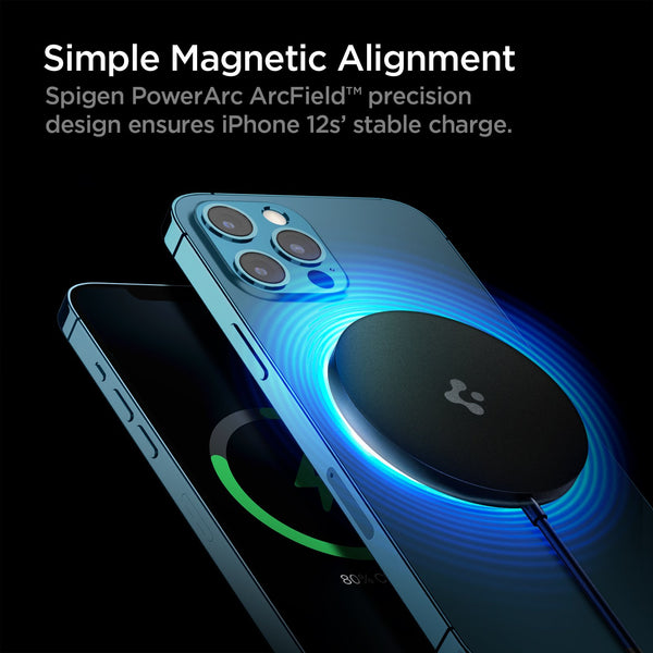 Wireless Charger iPhone 12 Pro Max Mini Spigen Magnetic MagSafe Qi Fast Charge