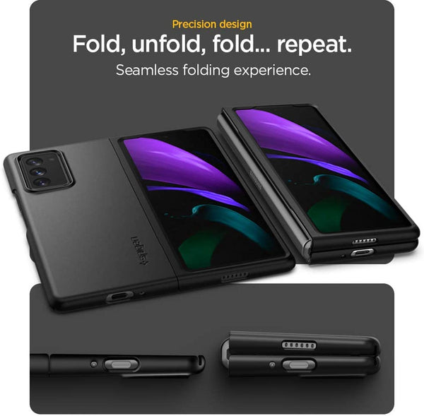 Case Samsung Galaxy Z Fold 2 Spigen Thin Fit Back Front Slim Casing