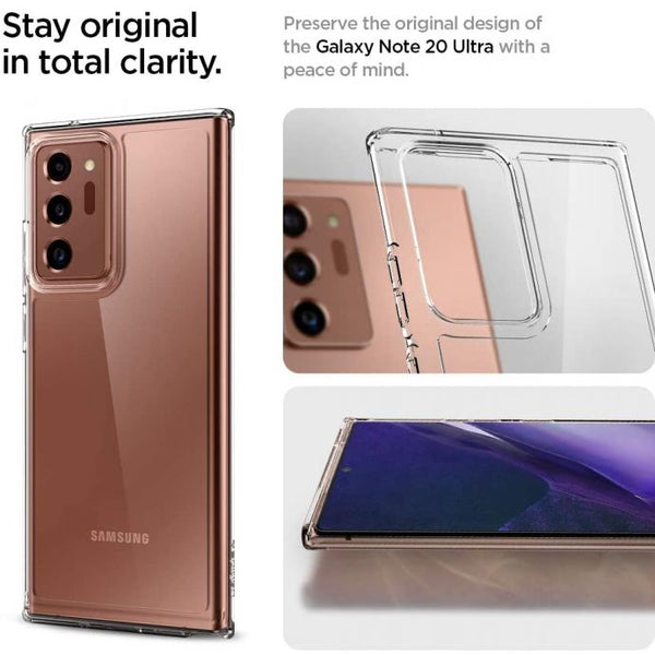 Case Samsung Galaxy Note 20 / Ultra Spigen Crystal Hybrid Clear Casing