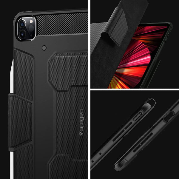 Case iPad Pro 11 (2022/2021/2020) Spigen Rugged Armor Pro Stand Cover