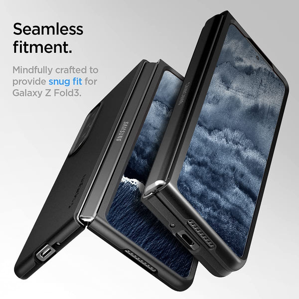 Case Samsung Galaxy Z Fold 3 Spigen Thin Fit Back Front Slim Casing