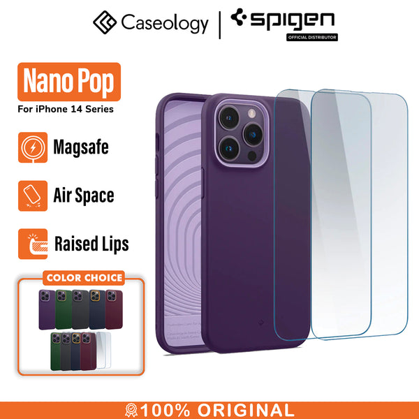 Case iPhone 14 Pro Max Plus Caseology by Spigen Nano Pop MagSafe / 360 Glass