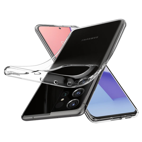 Case Samsung Galaxy S21 Ultra Plus Spigen Crystal Flex Clear Casing