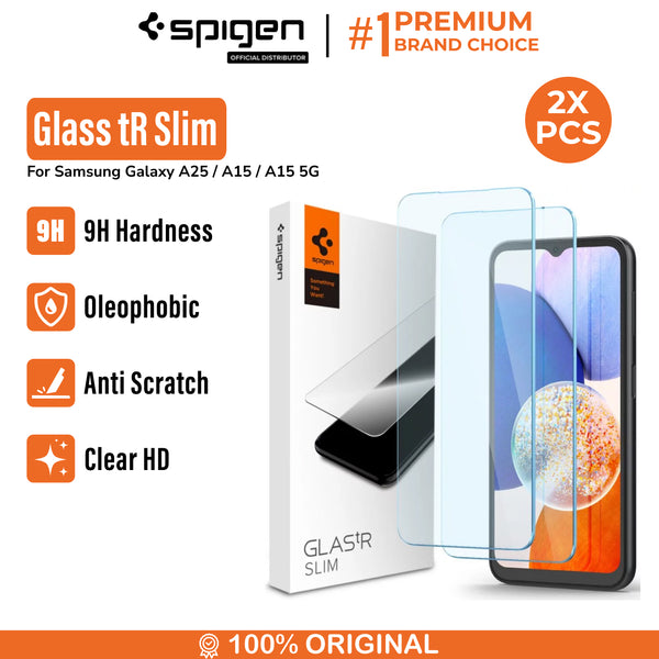 Tempered Glass Samsung Galaxy A25/A15 5G Spigen Glas tR Slim Clear HD