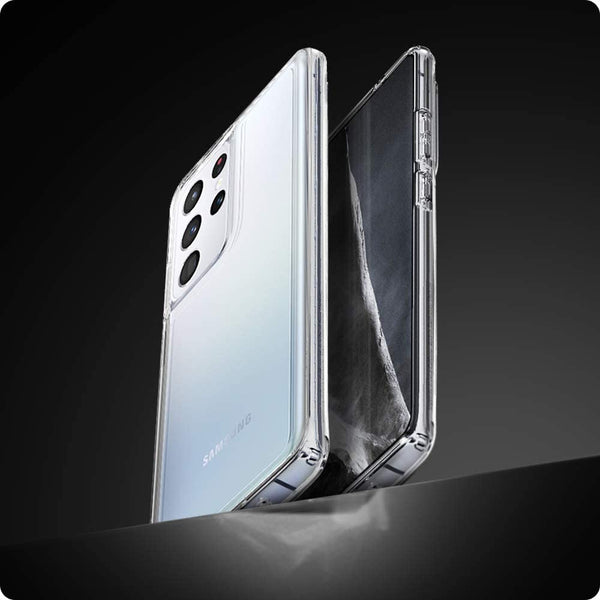 Case Samsung Galaxy S21 Ultra Plus Spigen Crystal Hybrid Clear Casing