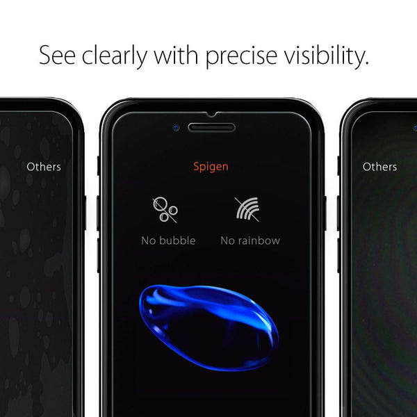 Spigen iPhone 7 Plus / 8 Plus Tempered Glass GLAS.tR SLIM HD
