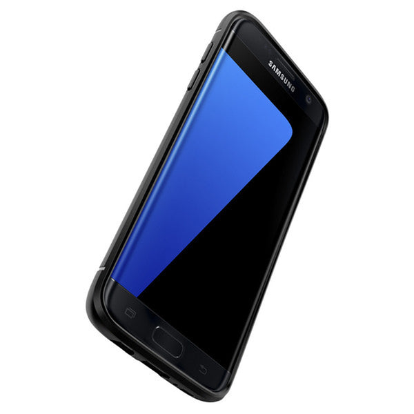 Case Samsung Galaxy S7 Edge Spigen Rugged Armor Carbon Fiber Casing