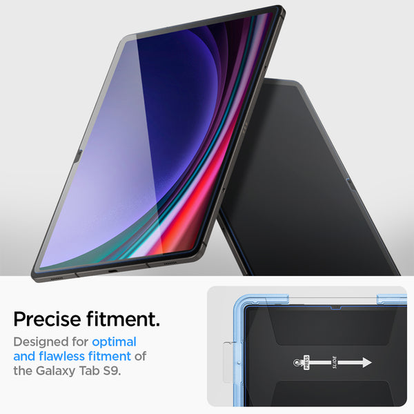 Tempered Glass Samsung Galaxy Tab S9 Plus Ultra Spigen EZ Fit Clear 9H