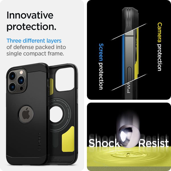 Case iPhone 13 Pro Max 13 Mini Spigen Tough Armor Shockproof Hybrid Casing