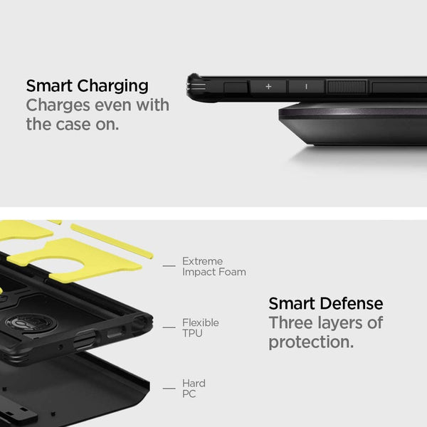 Case Samsung Galaxy Note 10 Plus Spigen Tough Armor Anti Shock Casing
