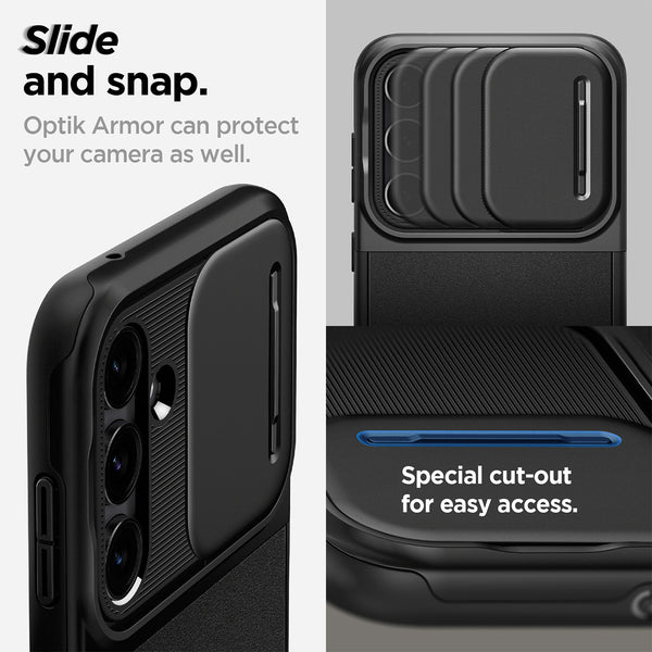 Case Samsung Galaxy S23 FE Spigen Optik Armor Camera Cover Casing