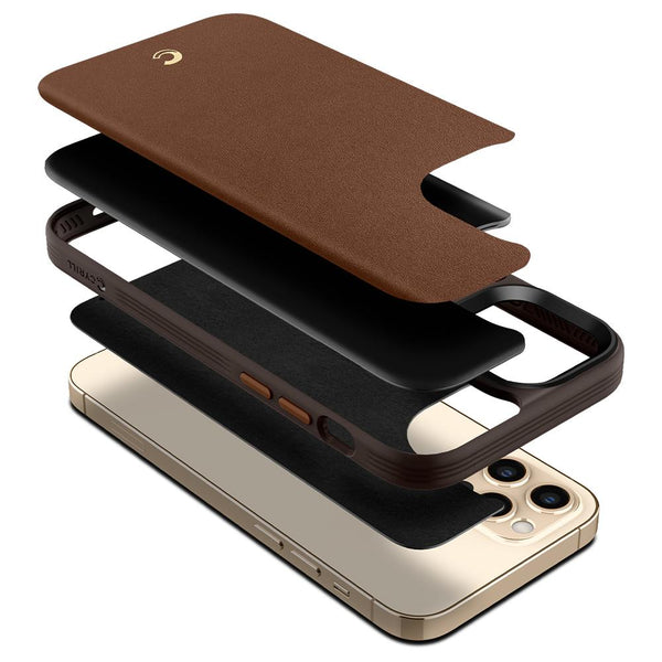 Case iPhone 12 Pro Max 12 Mini Spigen Ciel Leather Brick Hybrid Casing