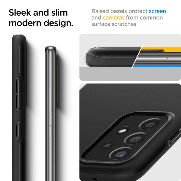 Case Samsung Galaxy A52 / A72 Spigen Thin Fit Slim Anti Slip Hybrid Casing