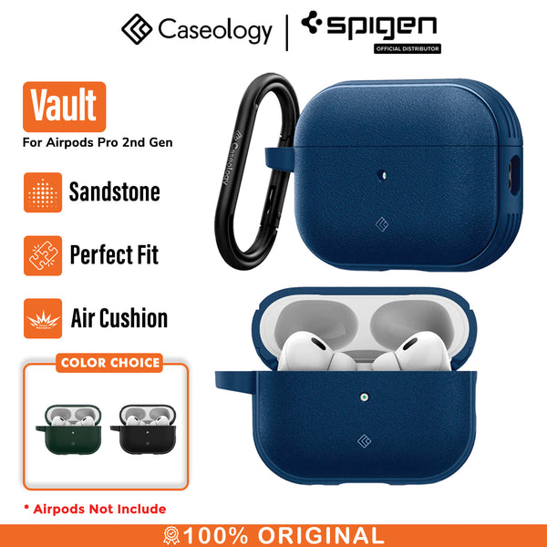 Case Airpods Pro 2 Caseology Vault Anti Slip Crack Softcase TPU Casing