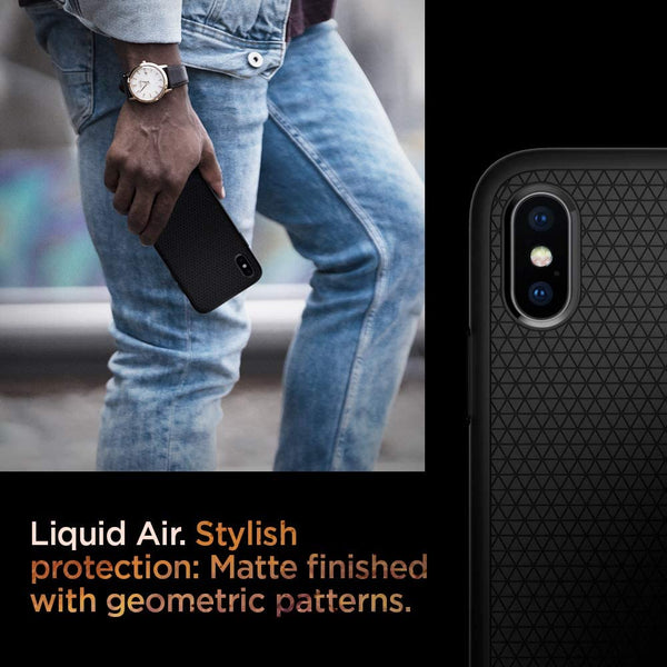Case iPhone XS Max / XS / X / XR Spigen Pattern Softcase Liquid Air Casing