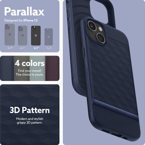 Case iPhone 13 Pro Max 13 Mini Caseology by Spigen Parallax Dual Layer Casing