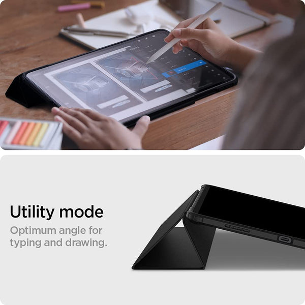 Case iPad Pro 12.9 2022/2021 Spigen Ultra Hybrid Pro Stand Flip Cover