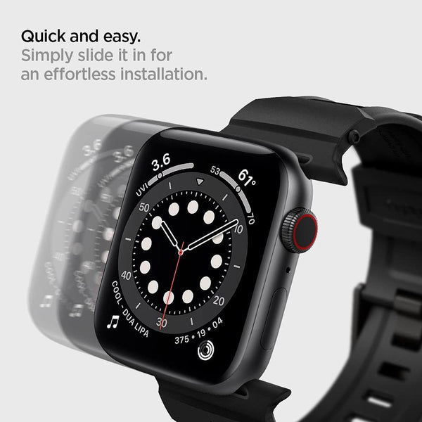 Strap Apple Watch 45mm/44mm/42mm Spigen Rugged Silicone Rubber Band