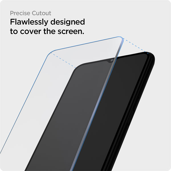Tempered Glass Samsung Galaxy A22 4G / 5G Spigen AlignMaster Full Cover Clear