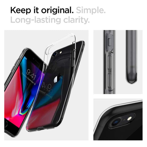 Case iPhone SE 3 2022/2020 8/7 Spigen Crystal Flex Clear Soft Casing