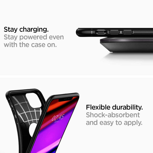 Case iPhone 11 Pro Max / 11 Pro / 11 Spigen Carbon Fiber Rugged Armor Casing