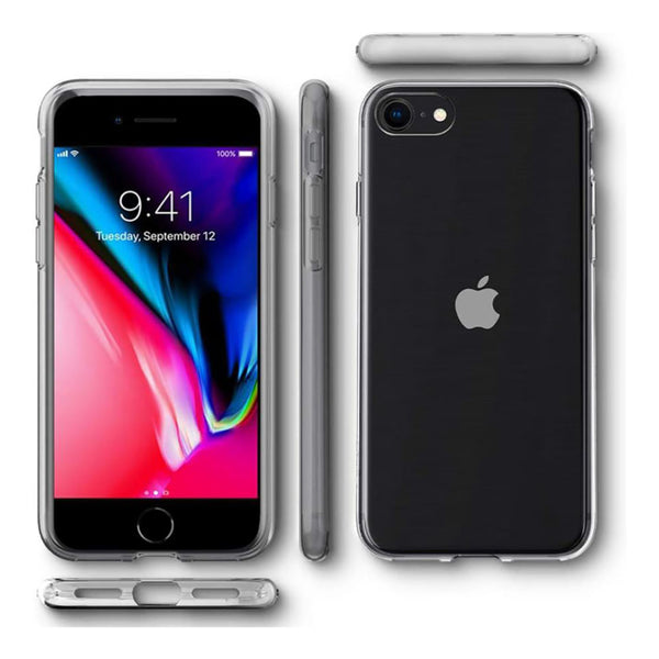 Case iPhone SE 3 2022/2020 8/7 Spigen Crystal Flex Clear Soft Casing