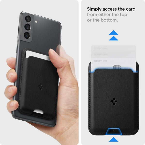 Card Holder Stand Spigen Universal Card Wallet Smart Fold Dompet Kulit