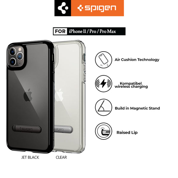 Case iPhone 11 Pro Max / 11 Pro / 11  Spigen Ultra Hybrid S Stand Casing