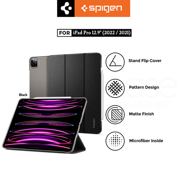 Case iPad Pro 12.9 2022/2021 Spigen Liquid Air Folio Flip Cover Casing