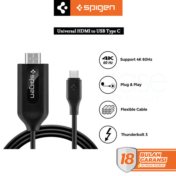 Cable HDMI to USB Type C 3.1 Spigen Essential C21CH 4K 60Hz Kabel