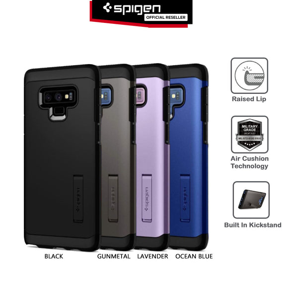 Case Samsung Galaxy Note 9 Spigen Anti Shock with Stand Tough Armor Casing
