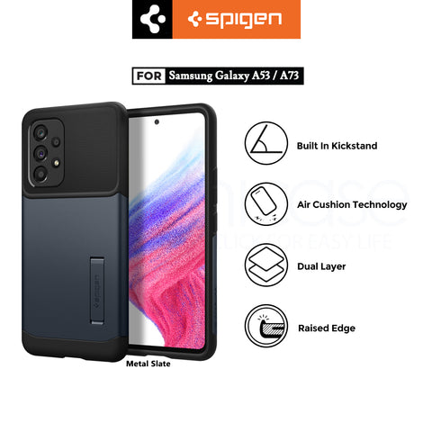 Case Samsung Galaxy A53 / A73 Spigen Slim Armor Hybrid Stand Casing
