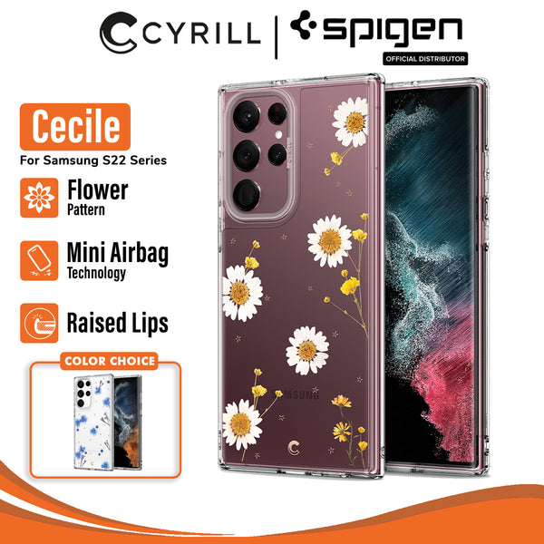 Case Samsung Galaxy S22 Ultra Plus 5G Cyrill Cecil Hybrid Motif Casing