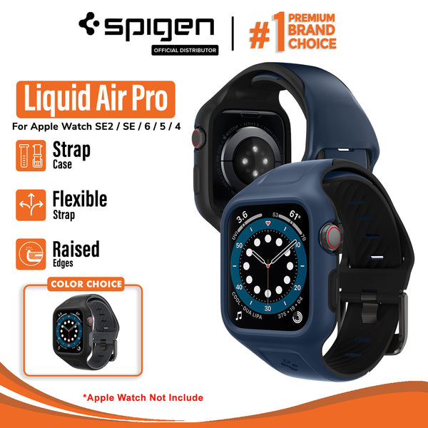Case Strap Apple Watch SE 2/6/5 44/40mm Spigen Liquid Air Pro Softcase
