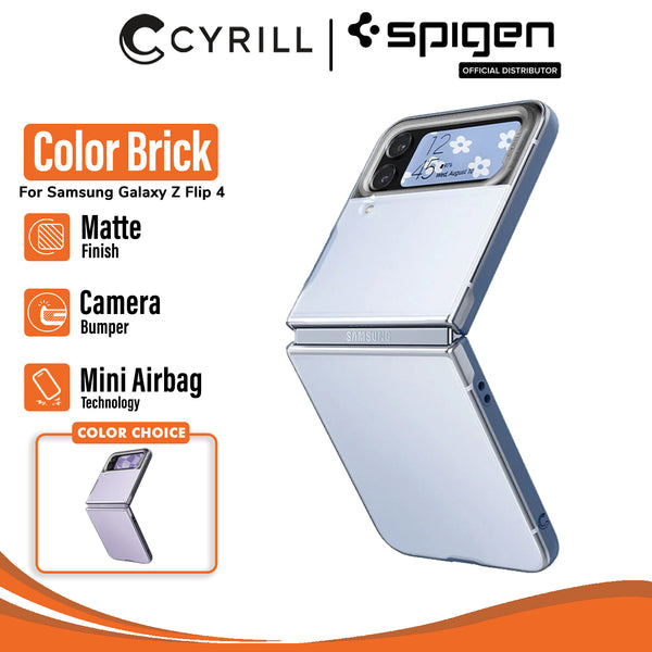 Case Samsung Galaxy Z Flip 4 5G Cyrill Color Brick Matte Clear Casing