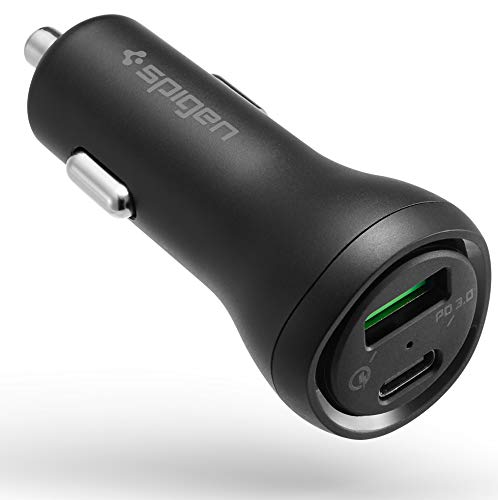 Car Charger Spigen F31QC USB Type C PD Quick Charge 3.0 Fast Charging