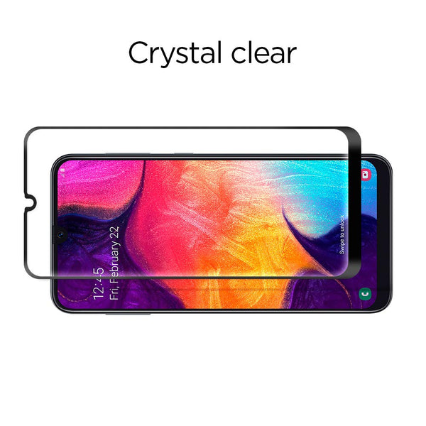 Tempered Glass Samsung Galaxy A30s / A50s / A50 Spigen Glas tR Full Cover Screen Protector