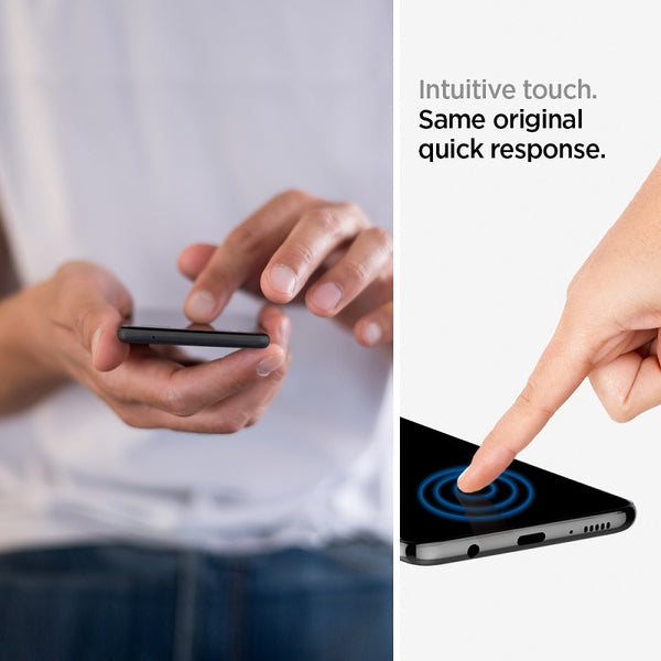 Tempered Glass Samsung Galaxy A51 Spigen AlignMaster Full Cover Screen