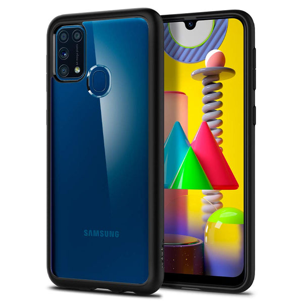 Case Samsung Galaxy M31 Spigen Ultra Hybrid Anti Crack Clear Casing