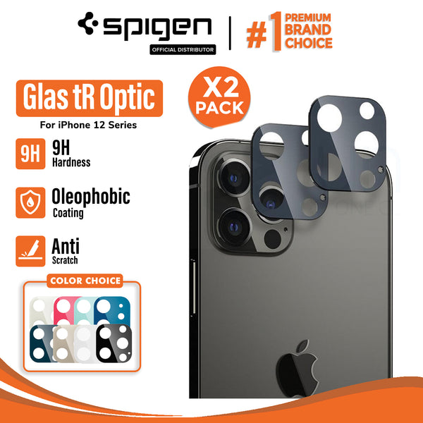 Camera Lens Protector iPhone 12 Pro Max 12 Mini Spigen GlastR Optic Tempered