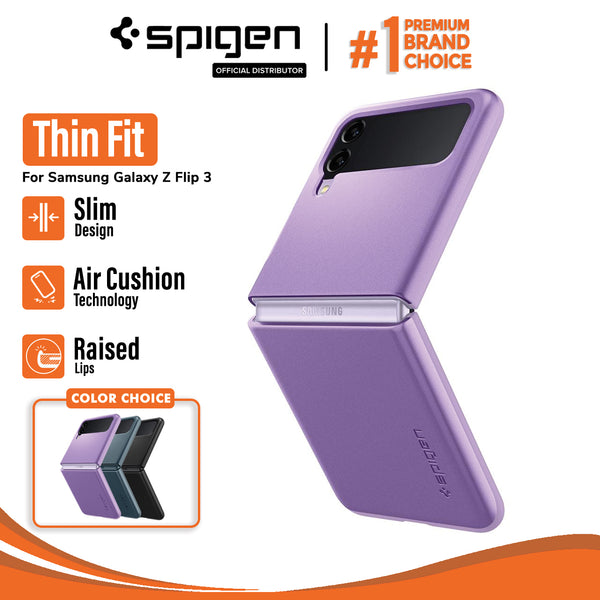 Case Samsung Galaxy Z Flip 3 Spigen Thin Fit Hardcase Slim Casing