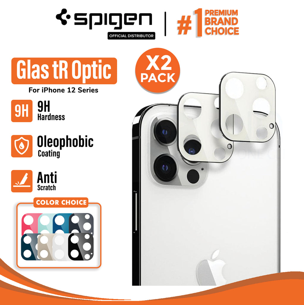 Spigen Glas tR Optik Cámara Lente Protector para iPhone 12 Mini